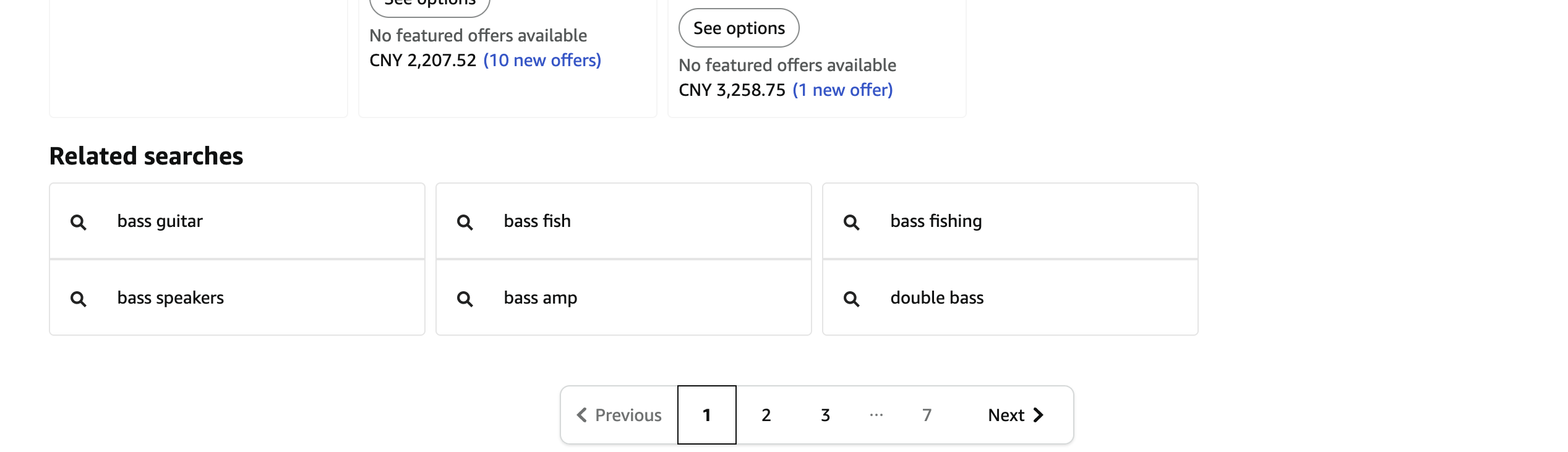 Pagination of Amazon